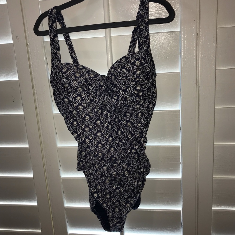 Blue and white swim suit - Picture 3 of 3